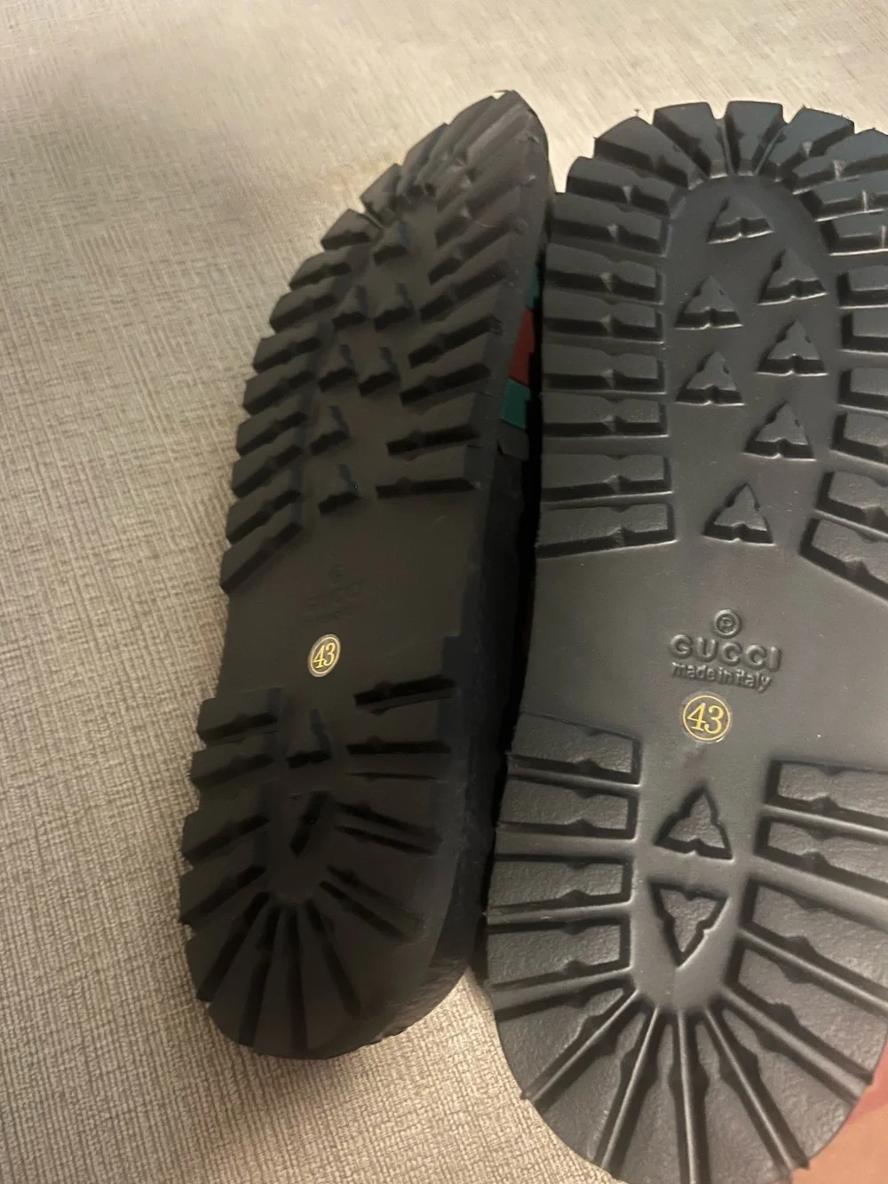 Gucci Men's slide sandal with Web
